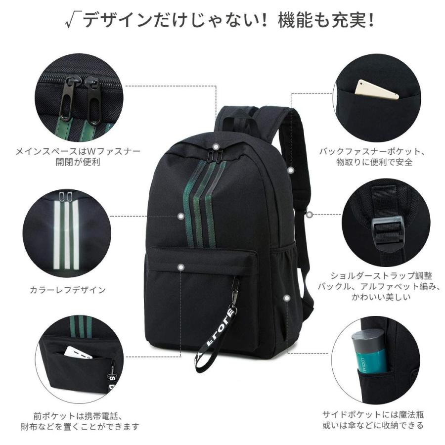 レディース リュック 通学用 リュックサック バッグ かばん 女性 バックパック 軽量 高校生 スポーツカバン 女子 防水 通勤 旅行 中学生 Pcリ S 02 Three Pieces 通販 Yahoo ショッピング