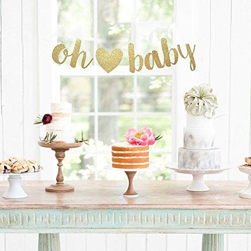 ベビーシャワー 飾り セット パーティー 装飾 男女通用 ゴールド バナー ガーランド 渦巻きバナー ケーキトッパー ケーキピック ラテックスバルーン S 1224 Three Pieces 通販 Yahoo ショッピング