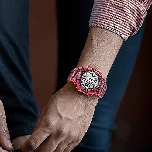 腕時計 メンズ デジタル スポーツ 50メートル防水 おしゃれ 多機能 Led表示 アウトドア 腕時計 S Three Pieces 通販 Yahoo ショッピング