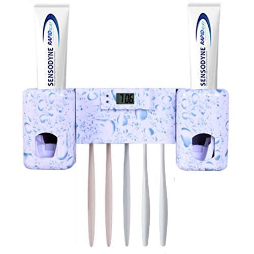 歯磨き粉な自動 Veeki 歯ブラシスタンド 壁掛け 自動歯磨き粉ディスペンサー 歯ブラシホルダー吸盤 無印 歯ブラシ置き 粘着式 バスルーム 子供 S 0915 Three Pieces 通販 Yahoo ショッピング