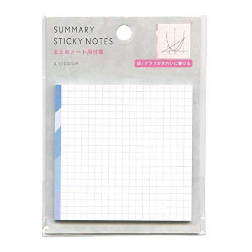 Summary Sticky Notes Paper 方眼タイプ まとめノート用 付箋 かわいい G S Three Pieces 通販 Yahoo ショッピング