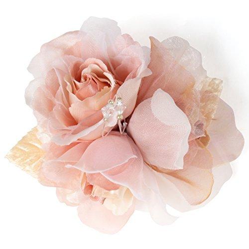 クレインズコレクション 手作り 三つ花ローズ コサージュ ブローチ 2way クリップ ピン フォーマル シーンや エレガント な装いに ピンク S Three Pieces 通販 Yahoo ショッピング