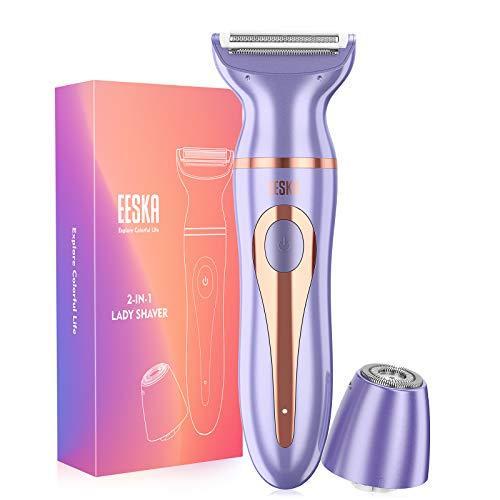 電気シェーバー 女性 EESKA 2-in-1 レディースシェーバー フェース