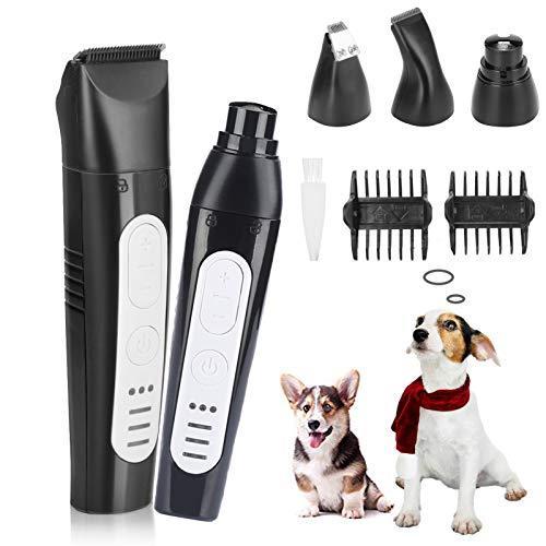 Achort ペット用 バリカン 爪切り 2in1 犬 猫 うさぎ 足裏 耳裏 顔回り 肉球 全身用 電動 Usb式 静音 セルフ ３段階スピード調整 S 2102 Three Pieces 通販 Yahoo ショッピング