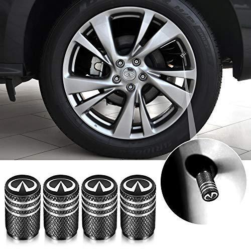 バルブキャップ エアバルブ タイヤ バルブ 車 エアー ホイールキャップ 車用メタル 腐食 防止 4個組 ブラック For Infiniti イン S Three Pieces 通販 Yahoo ショッピング