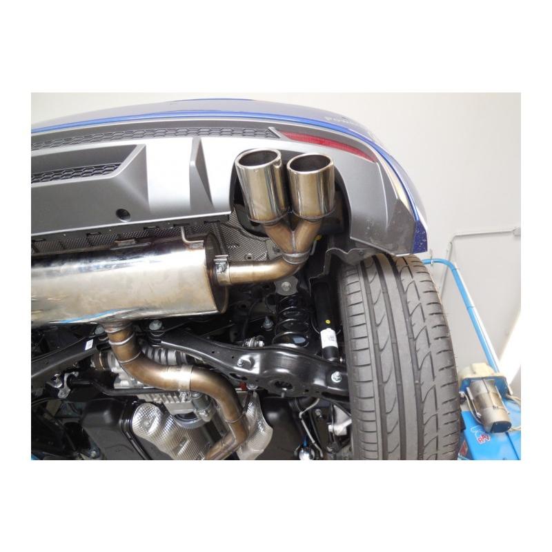 AUDI S1 (8X) 3ドア/スポーツバック(5ドア)用リアマフラー 90mmダブル