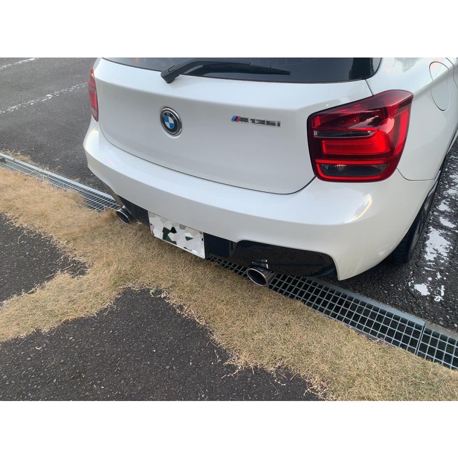 BMW 1シリーズF20 (M135i -1B30）用 100mm 斜め 左右 リアマフラーFOX