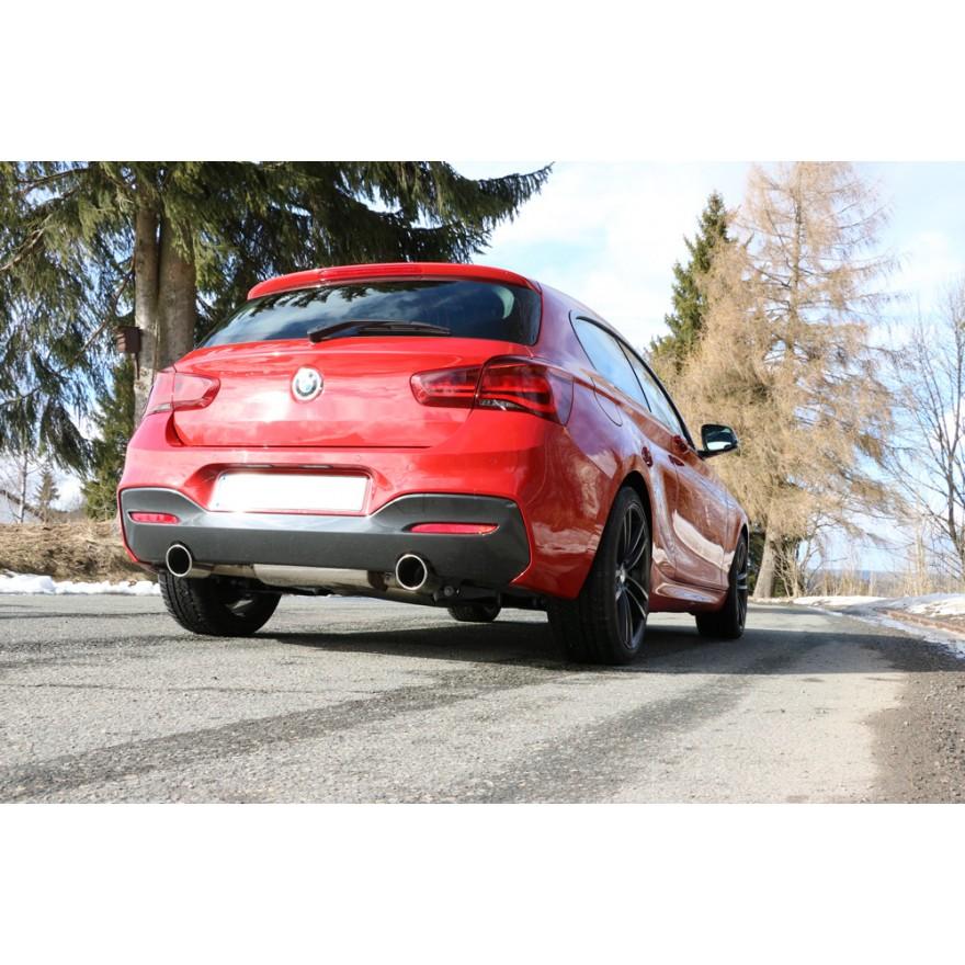 BMW 1シリーズF20 (M140i -1S30）用 100mm 斜め 左右 リアマフラーFOX