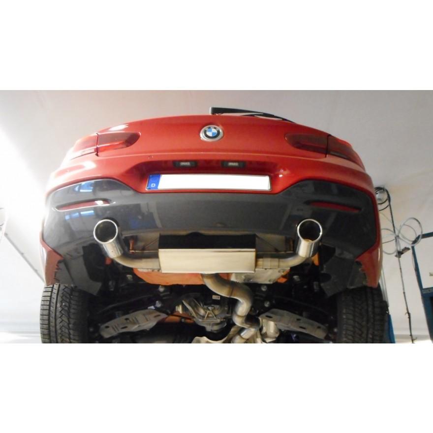 BMW 1シリーズF20 (M140i -1S30）用 100mm 斜め 左右 リアマフラーFOX