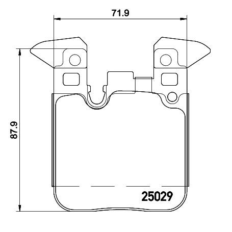 BMW 純正ブレーキパッド F20 Mパフォーマンスブレーキ 116i/120i/M135i