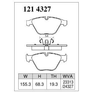 DIXCEL ブレーキパッド BMW X1(E84) S Drive(18i/20i)/X Drive(20i/28i 