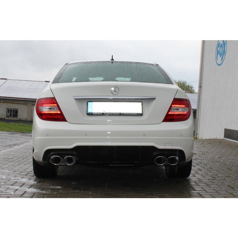ベンツ Cクラス W204 セダン/ワゴン 4気筒用リアマフラー 115x85mm 