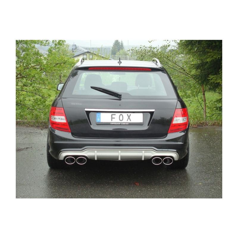 ベンツ Cクラス W204 セダン/ワゴン 4気筒用リアマフラー 115x85mm
