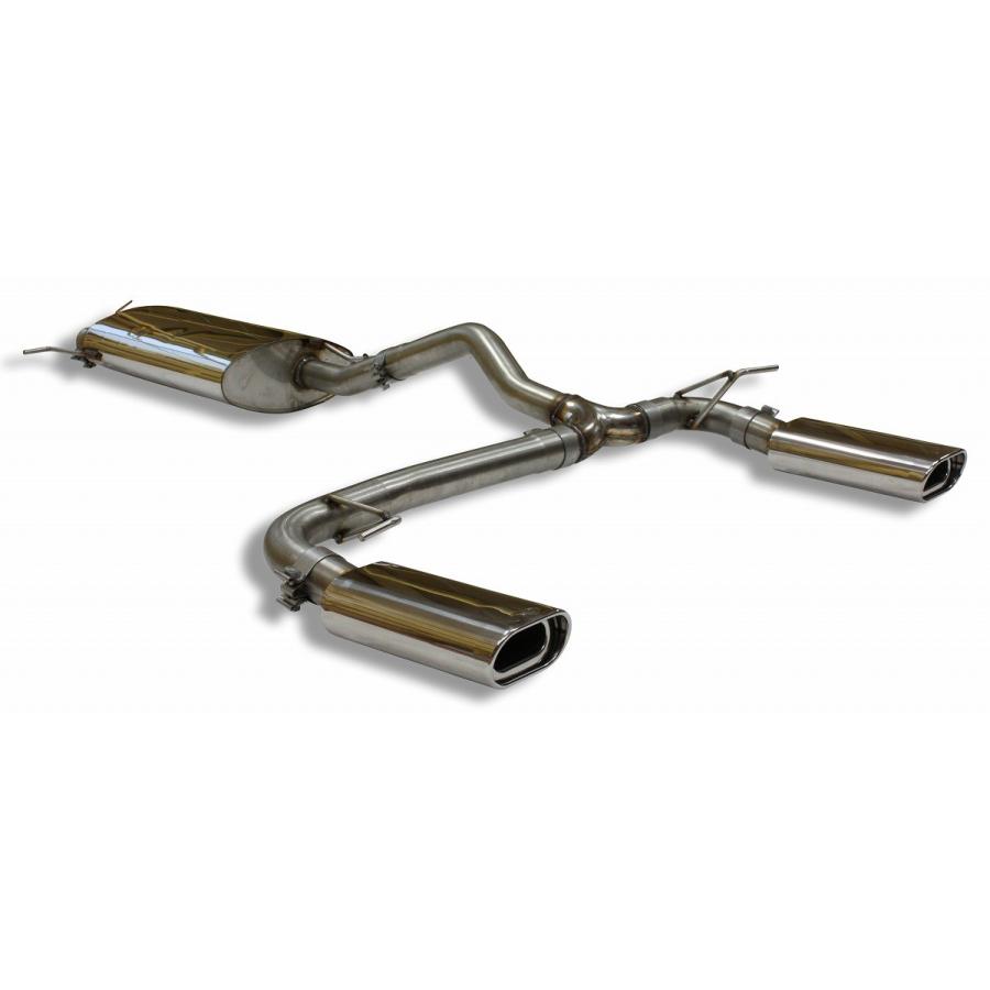 ベンツML マフラー　サイセンサー ベンツ Mクラス W163 ML320/350/430用リアマフラー 135×80mm フラット
