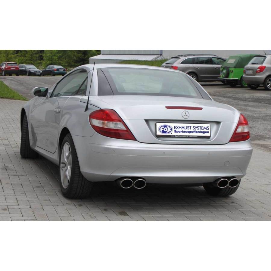 ベンツ SLクラス R171 SLK280/350用コネクションパイプ+リアマフラー 