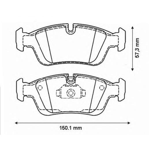 BMW E84 X1 X Drive 25i(VL25)(3421 6774 692) 極 低ダスト リア ブレーキパッド Vetto製 送料無料｜three-point｜02