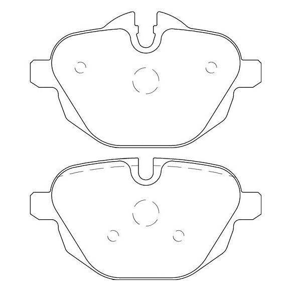 BMW X3(G01) リア 純正 ブレーキパッド(G30 G02他適合あり） BMW X3(G01) リア 純正 ブレーキパッド(G30 G02他適合あり）