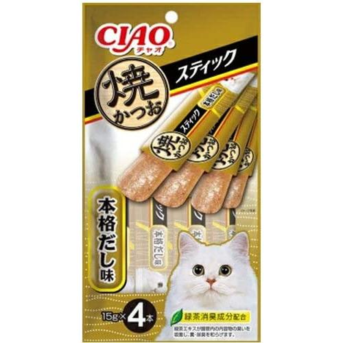 CIAO（いなばペットフード） チャオ 焼かつお スティック 同味6個