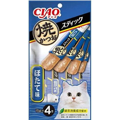 CIAO（いなばペットフード） チャオ 焼かつお スティック 同味6個