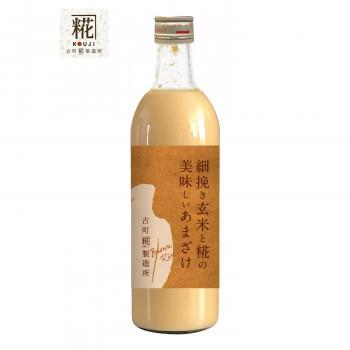 若者の大愛商品 古町糀製造所 ノンアルコールの糀の甘酒 甘酒 同梱 代引不可 500ml 12本 細挽き玄米と糀の美味しいあまざけ ソフトドリンク ジュース Postetelecom Gouv Cg