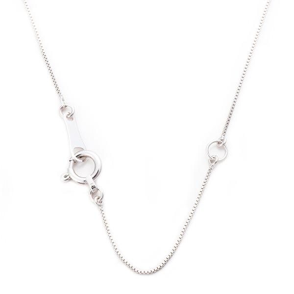 代引不可/ダイヤモンド ネックレス K18 ホワイトゴールド 0.2ct 