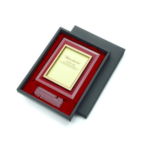 代引不可/高級クリスタルアート フォトフレーム 写真立て ハガキサイズ