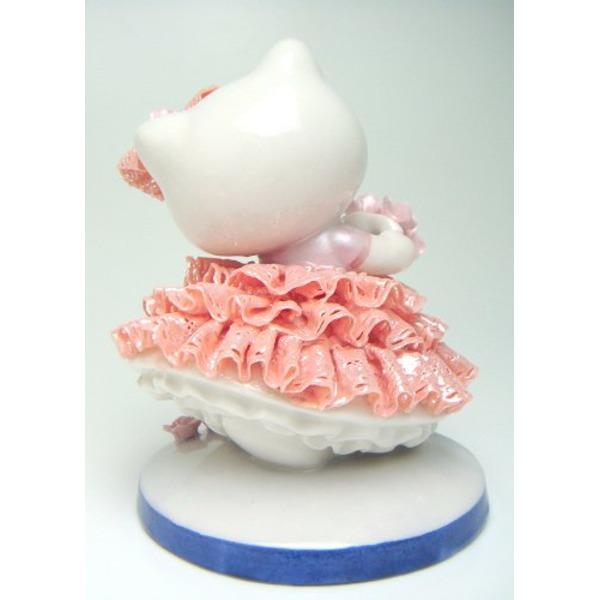 ★ハローキティ★レースドール★陶製人形★【ピンク】★磁器★日本製★ 代引不可/Hello Kitty ハローキティ レースドール 陶製人形 ピンク