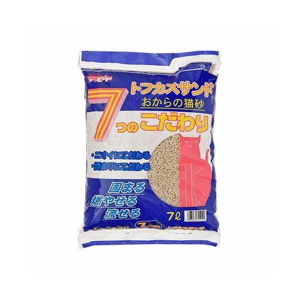 （まとめ）ペグテック Newトフカスサンド 7L 〔ペット用品〕〔×4 セット〕〔代引不可〕/代引不可