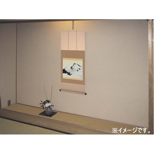 代引不可/〔 横山大観生誕150年 〕 富士図 富士絵画 高精彩特色技術絵 横山大観 霊峰富士 掛軸 尺三 冨士聳ゆ/代引不可_2
