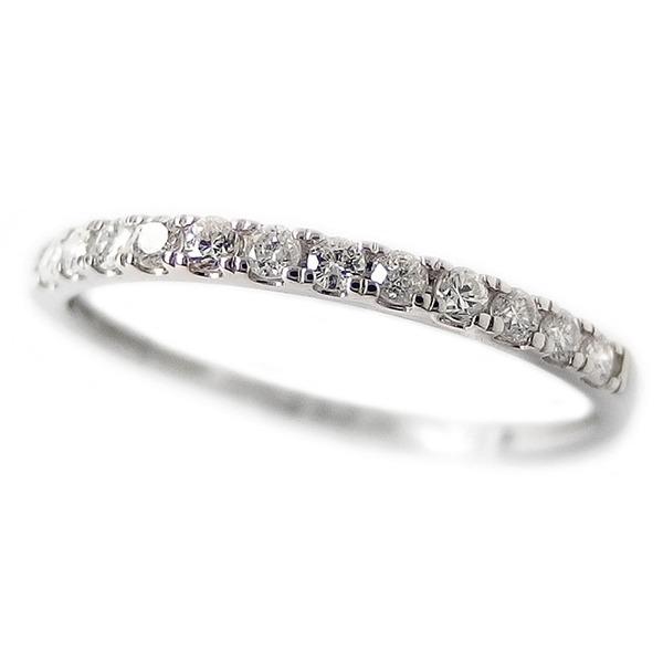 代引不可/ダイヤモンド リング ハーフエタニティ 0.15ct 7号