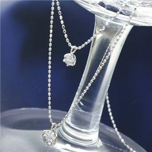 ダイヤモンド ネックレス 0.5ct 2WAY ペンダント プラチナ Pt900 Pt850 