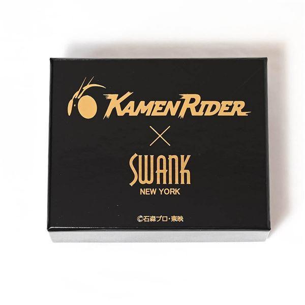 代引不可/スワンク KAMEN RIDER×SWANK 仮面ライダー クレスト 立花レーシング タイバー シルバー/代引不可｜three-s7777｜02