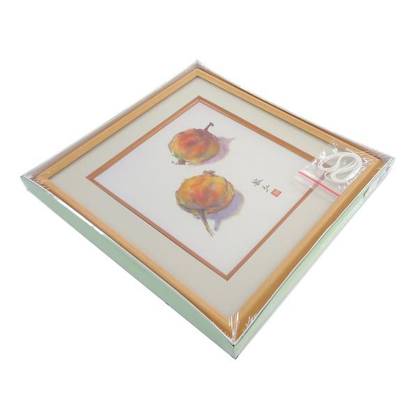 代引不可/色紙額 収納サイズ：273×242mm 木目色紙額 グレー 額縁 額