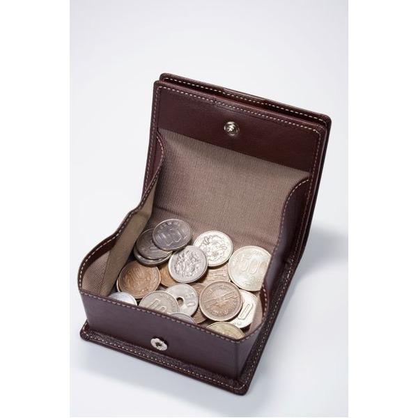 代引不可/「ハンドワーク」使えばわかる小さな財布 ネイビー/代引不可