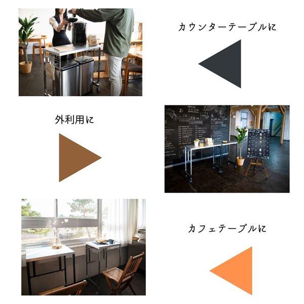 代引不可/サイドテーブル サイドワゴン 約幅幅550〜900mm クロムメッキ ガルバリウム鋼板使用 伸縮式 キッチンワゴン ワゴンラック/代引不可_4