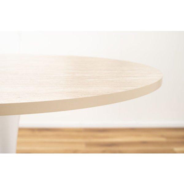 代引不可/ラウンドテーブル 約W80×D80×H73.5cm ベージュ センターテーブル リビングテーブル インテリア家具 ディスプレイ家具/代引不可_3