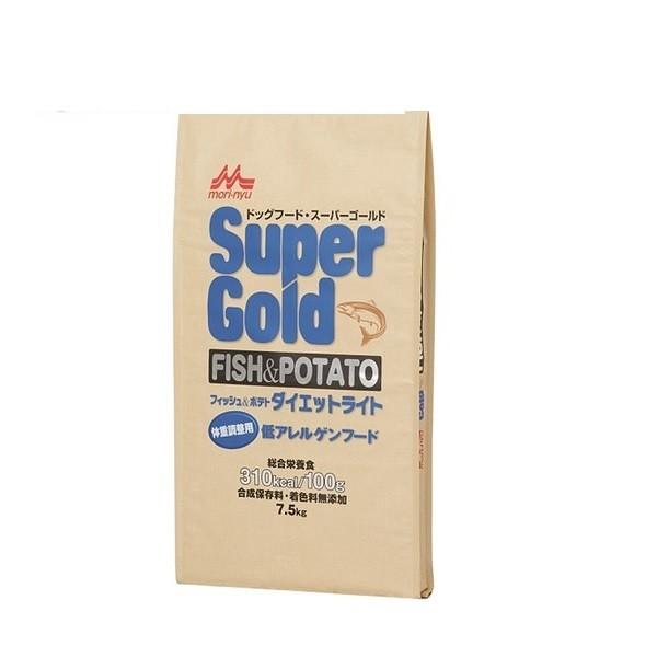 森乳 スーパーゴールド フィッシュ＆ポテト ダイエットライト ７．５ｋｇ グレインフリー 犬 ドッグフード お奨め 人気