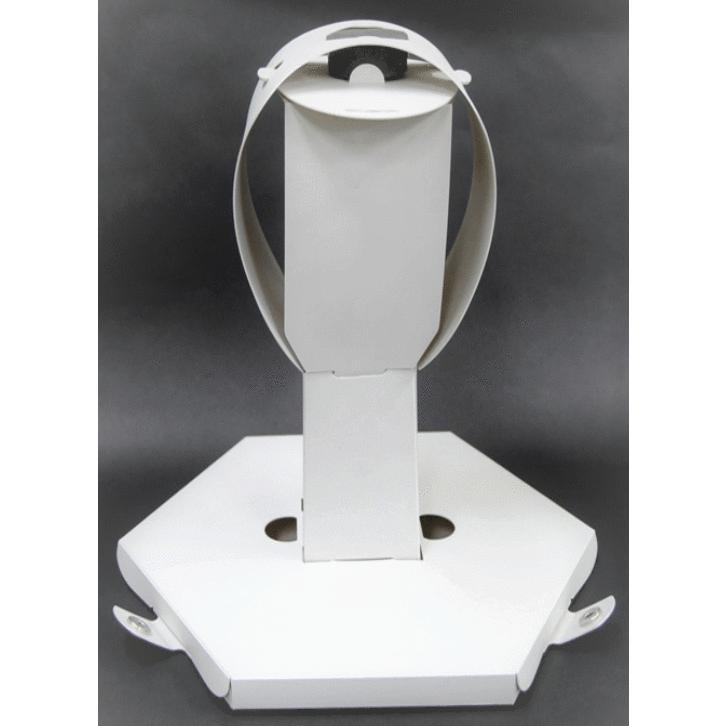 ウィッグ かつらケース 台座付き 六角(大) パウダーグレー 日本製 水で