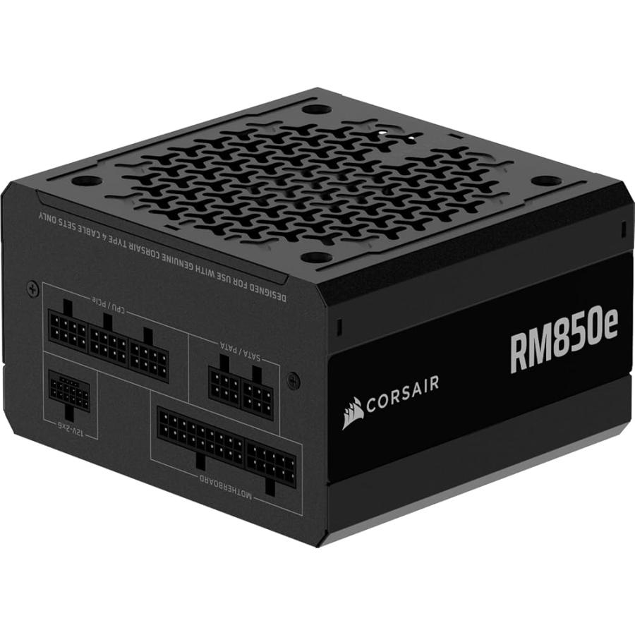 CORSAIR RM850e 2025モデル PC電源ユニット 850W PCIE 5.1 対応 80PLUS Gold認証 ATX 3.1 認証済 フルモジュラー 12V-2x6 ケーブル付属 CP-9020296-JP（Yahoo!・スリースター商事）