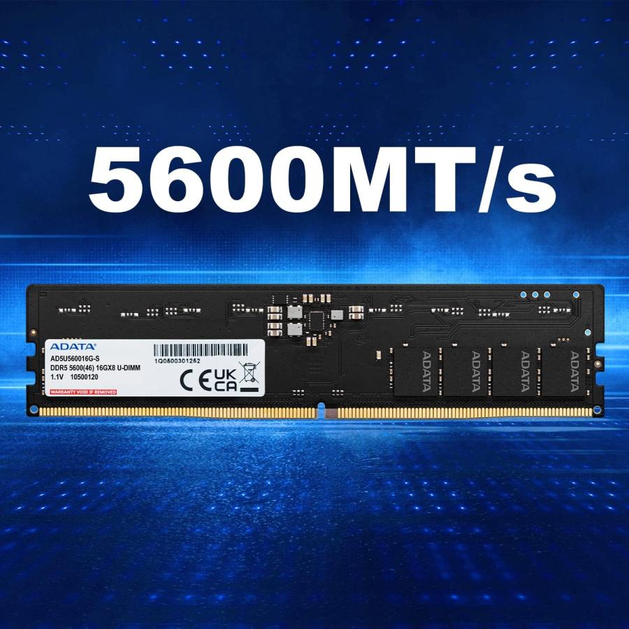 在庫有り 即納 ADATA Premier DDR5-5600 32GB (16GB×2) デスクトップPC