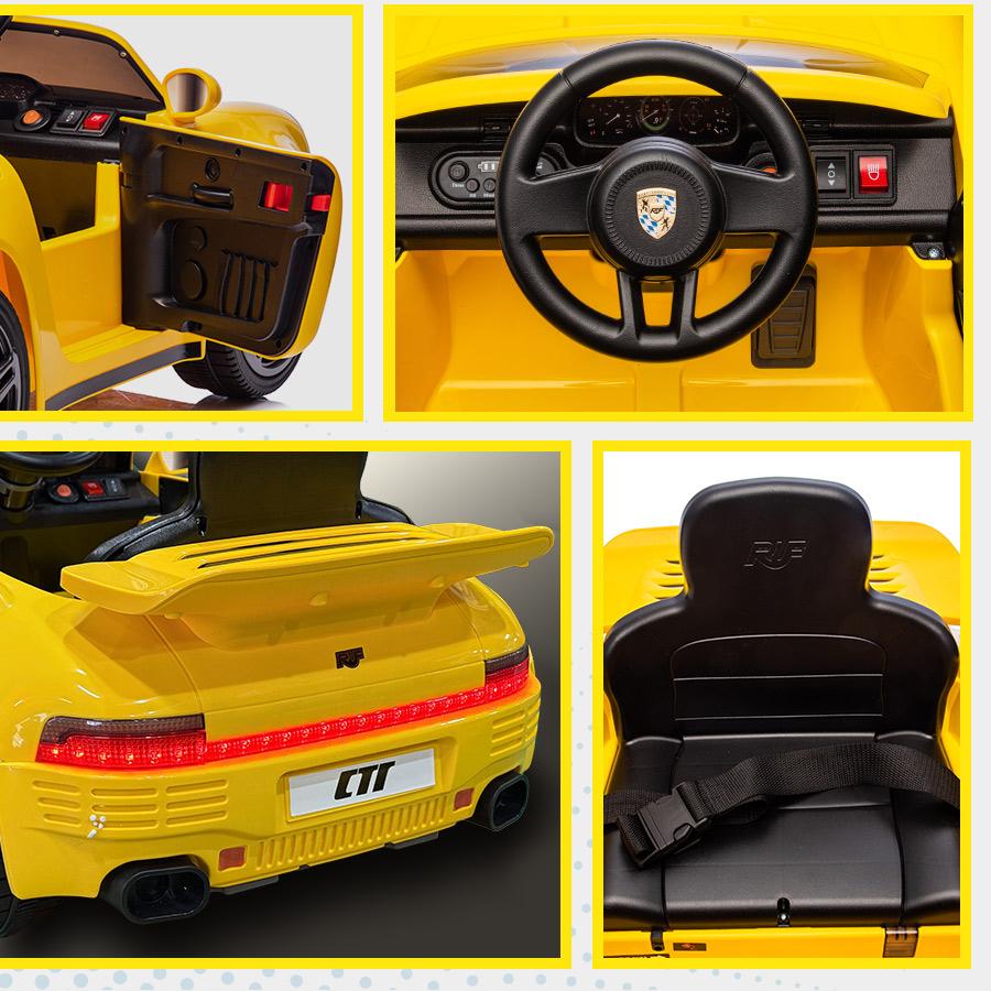 1/18 ポルシェルーフ AIJYU TOYS（アイジュトイズ） 電動乗用ラジコン RUF CTR ルーフ