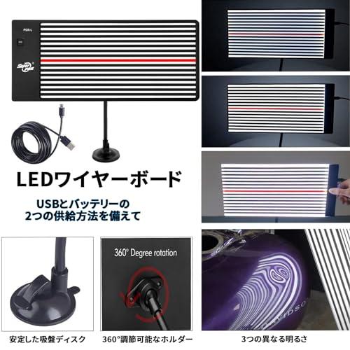 PDR デントリペア 87PCS デントリペアツール LEDワイヤーボード付き 車