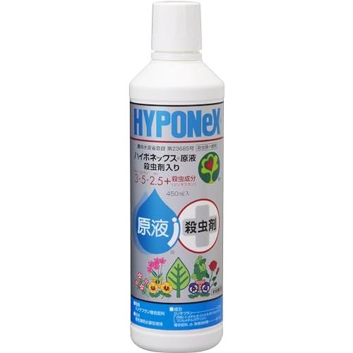 ハイポネックスジャパン 液体肥料 ハイポネックス原液 殺虫剤入り 450ml の商品画像