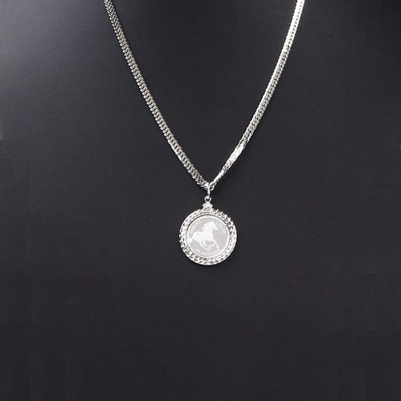 正規品 ハッピーグッツショップ 純プラチナ ペンダントトップ ホース 1/5oz 馬 デザイン枠 コイン ヘッド チャーム 【C2593553586】(94142円)