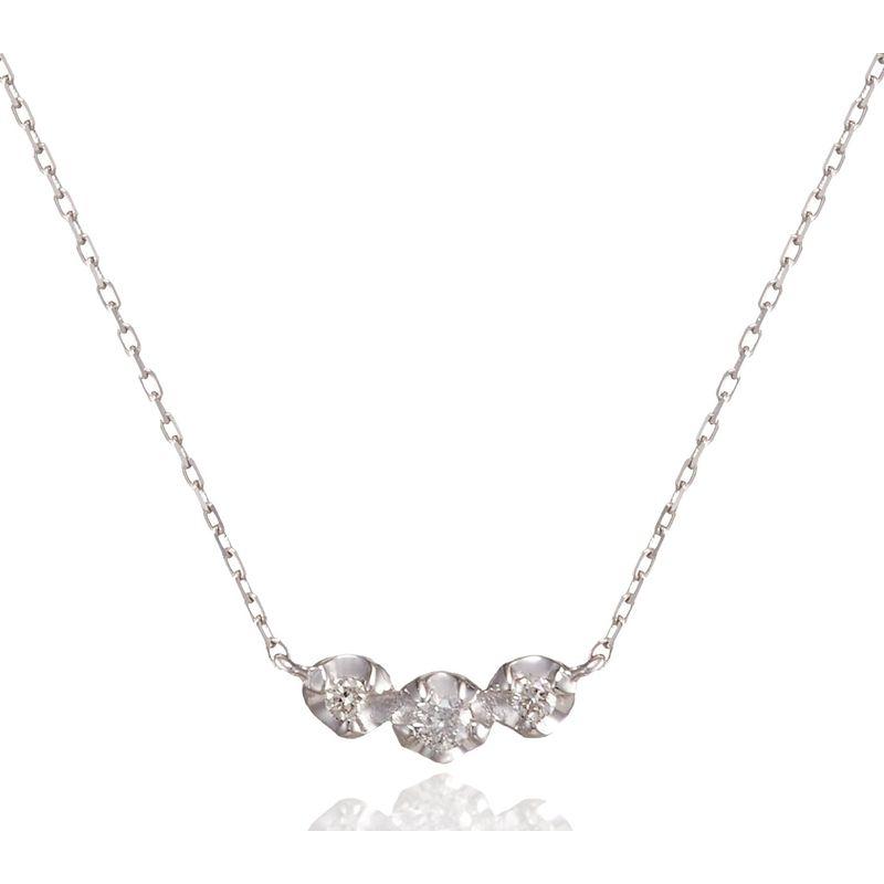 ブルーム BLOOM K10 ホワイトゴールド ダイヤモンド ネックレス 0344-1474-0016-0000 BLOOM K10 ホワイトゴールド ダイヤモンド ネックレス