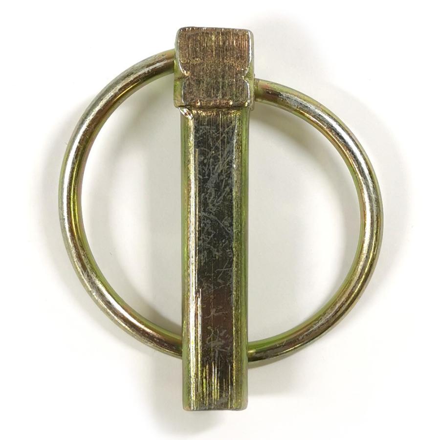 【サイズ 10mm×45mm 6本入り】リングピン リーチピン リンチピン 簡易結束 連結用器具 農機具 耕運機 コンバイン 汎用品　※定形外郵便での発送となります |  | 01