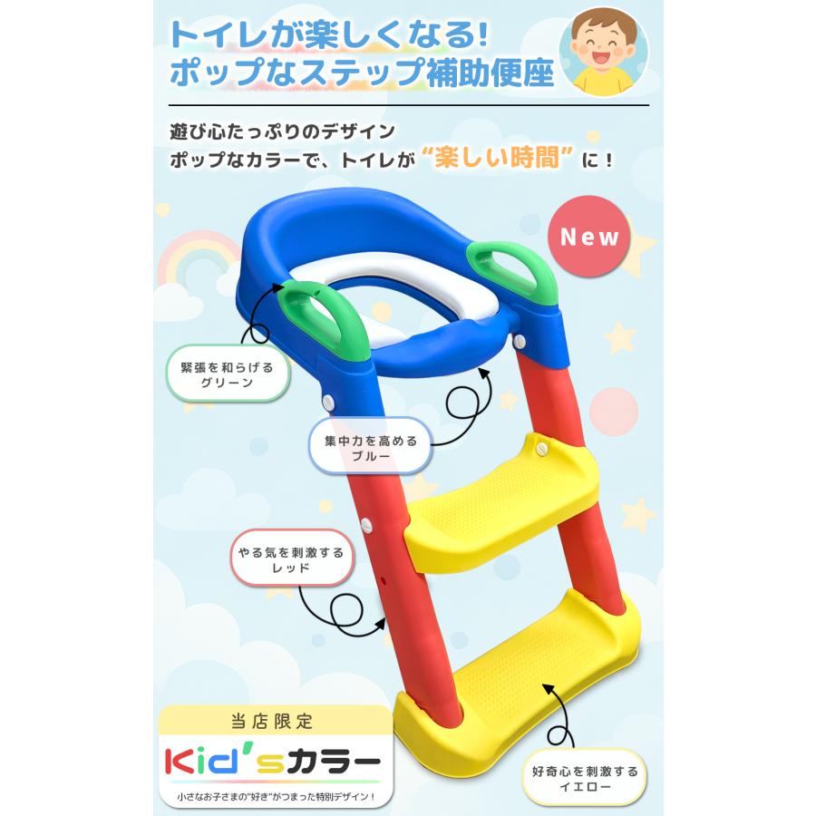 【ママ雑誌kodomoe掲載】 補助便座 トイレトレーニング トイレトレーナー 限定カラーあり ご褒美シール クッション2個付き トイトレ おまる 便座 耐荷重75kg | Nexus Spitze | 11