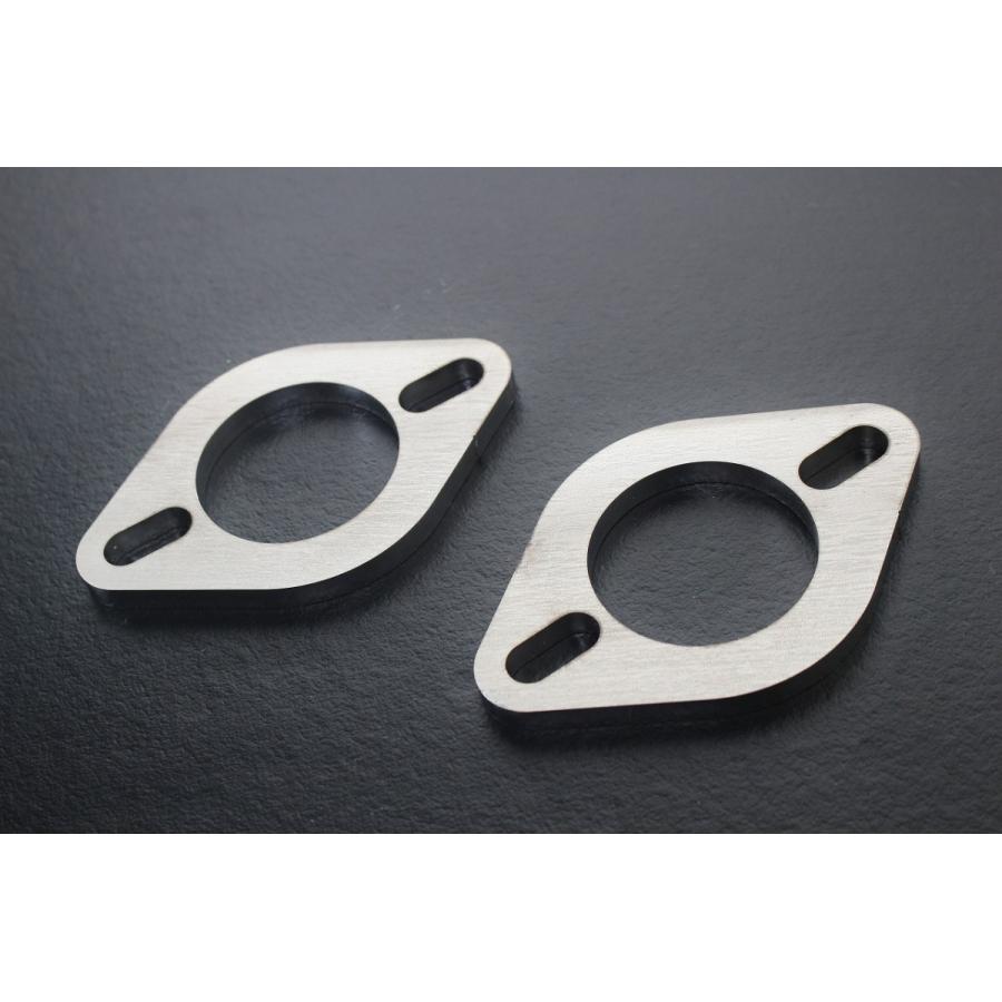 ショベルマフラーフランジSS400製。 板厚 4.5mm45.5ミリ11枚セット スリーキャッツ 50Φフランジ ステンレス 肉厚 マフラー 部品