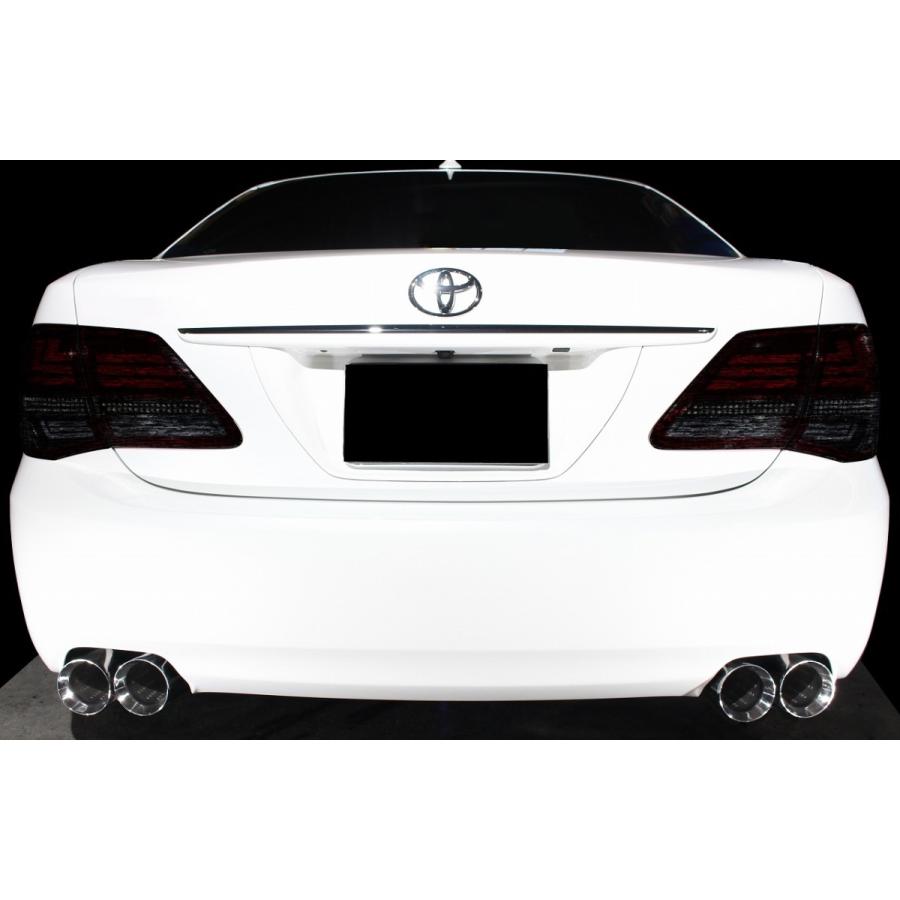 と200系クラウンアスリート　4本出しマフラー　スリーピース　タイコ付き と200系クラウンアスリート 4本出しマフラー スリーピース