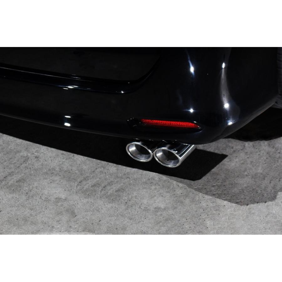 スリーキャッツ JZS175 17クラウン 3.0L 95ΦオーバルW 直管 ストレート